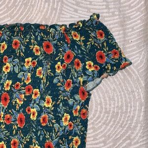 Rue21 Floral Crop Top, sz Small